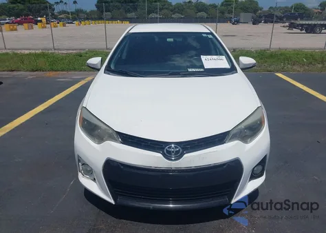 2014 Toyota Corolla S z USA, uszkodzony, nr VIN 2T1BURHE4EC151812